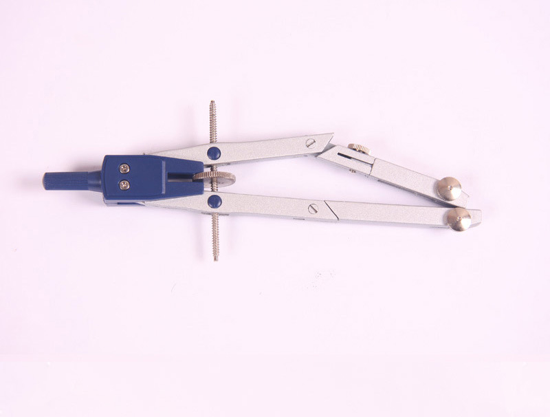Professional Drawing Compass Ruler Compasses Set Student Drawing Multifunctional Metal Compass Factory Direct Sales