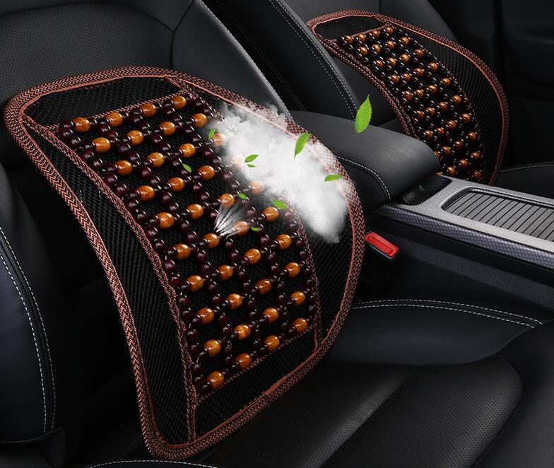 Summer Car Wooden Beads Waist Cushion Ventilation Breathable Massage Lumber Pad Office Seat Back Cushion Waist Pad Summer Car Wooden Beads Waist Cushion Ventilation Breathable Massage Lumber Pad Office Seat Back Cushion Waist Pad