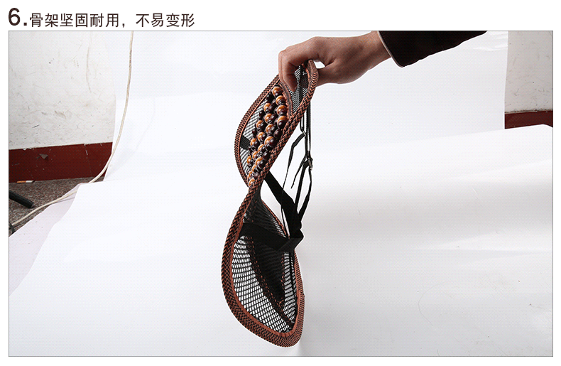 Summer Car Wooden Beads Waist Cushion Ventilation Breathable Massage Lumber Pad Office Seat Back Cushion Waist Pad Summer Car Wooden Beads Waist Cushion Ventilation Breathable Massage Lumber Pad Office Seat Back Cushion Waist Pad