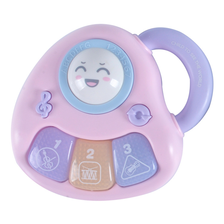 New Cartoon Three-Key Learning Piano Lighting Music Children&#039;s Electronic Keyboard Early Childhood Education Musical Instrument Toys Wholesale