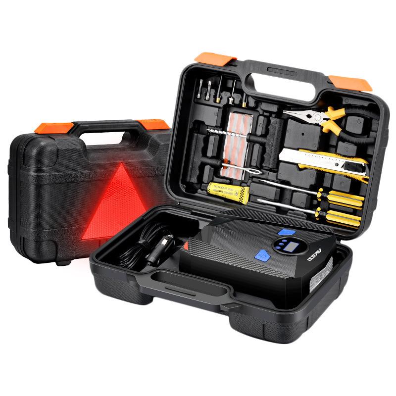 Aike Vehicle Air Pump Digital Display Lighting Car Inflator Car 12V Portable Tire Inflator