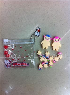 Mixed size jehubbah ultra clean rubber eraser rubber cartoon material TPR students