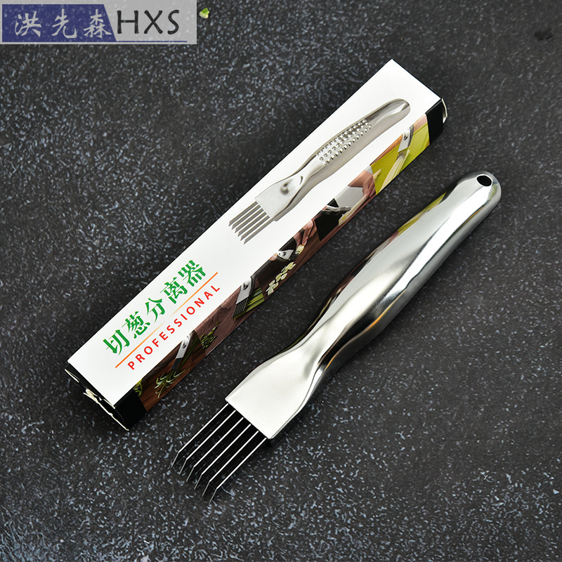  Cut Onion Cutting Knife Tear-Proof Slim Green Chinese Onion Carving Cutter Shredded Ginger Household Color Box Package