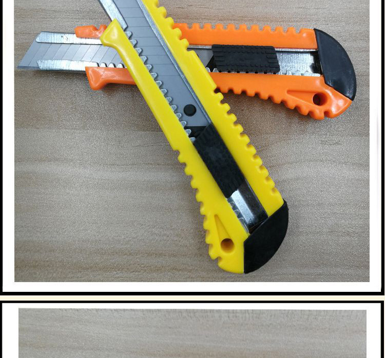 Factory Direct Sales Art Knife Paper Cutter Thickened 18mm Large Industrial Blade Origin Supply Wallpaper Knife