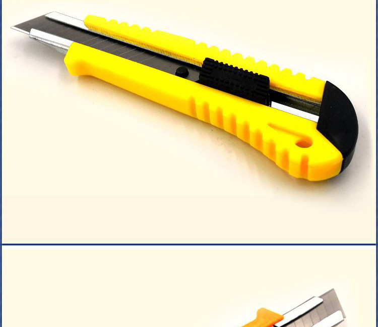 Factory Direct Sales Art Knife Paper Cutter Thickened 18mm Large Industrial Blade Origin Supply Wallpaper Knife