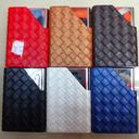 Color flip leather metal card case card packs
