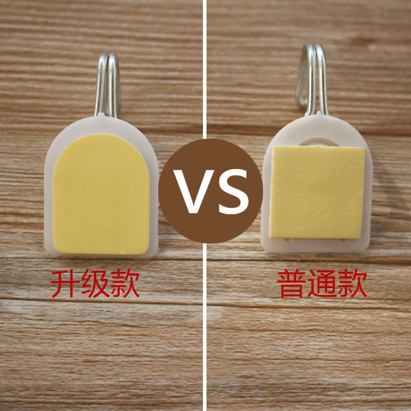 Seamless Hook Hook Strong Non-Paste Hook Kitchen Wall Hanging Adhesive Load-Bearing Sucker Wall Wall Small Sticky Hook