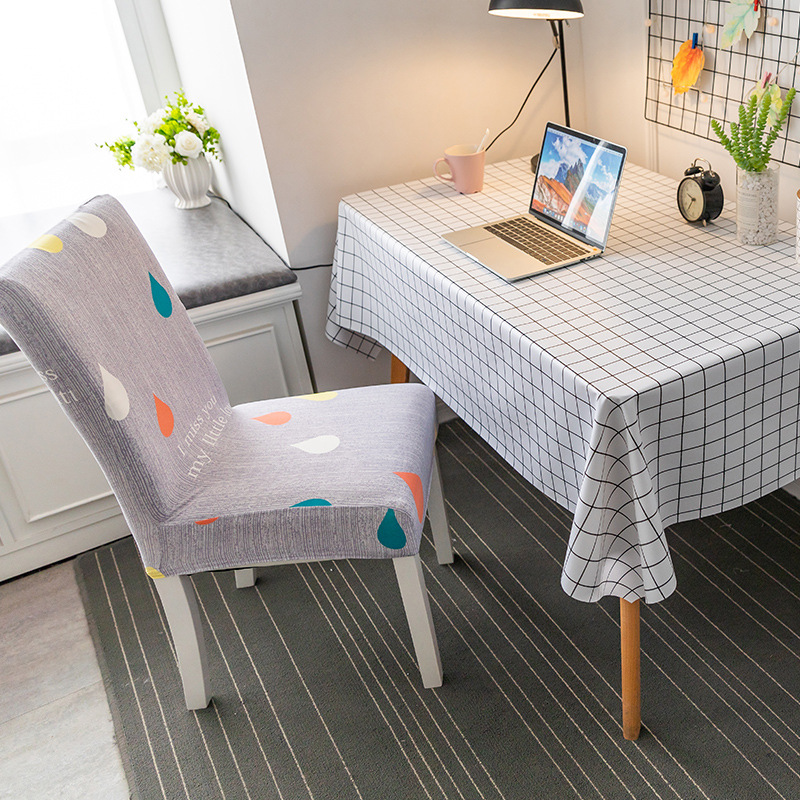 Hotel Restaurant Printing Elastic Chair Covers Simple One-Piece Chair Cushion Household Minimalist Half-Pack Seat Chair Back Cover Dining Chair Cover Hotel Restaurant Printing Elastic Chair Covers Simple One-Piece Chair Cushion Household Minimalist Half-Pack Seat Chair Back Cover Dining Chair Cover