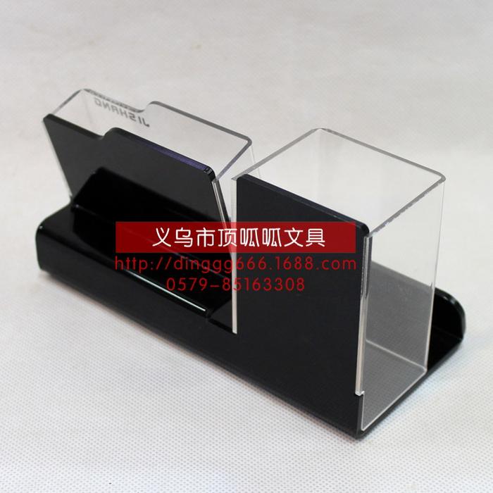 Plastic transparent pen holder card case Plastic transparent pen holder card case