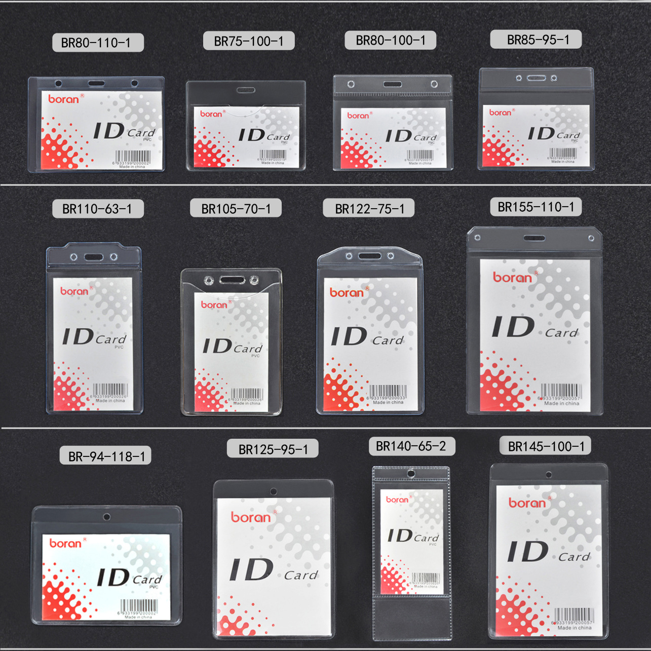 Customized Soft Film PVC ID Card Case Vertical Transparent Work Permit Name Tag Student Card Holder Exhibition Card Protective Cover Customized Soft Film PVC ID Card Case Vertical Transparent Work Permit Name Tag Student Card Holder Exhibition Card Protective Cover