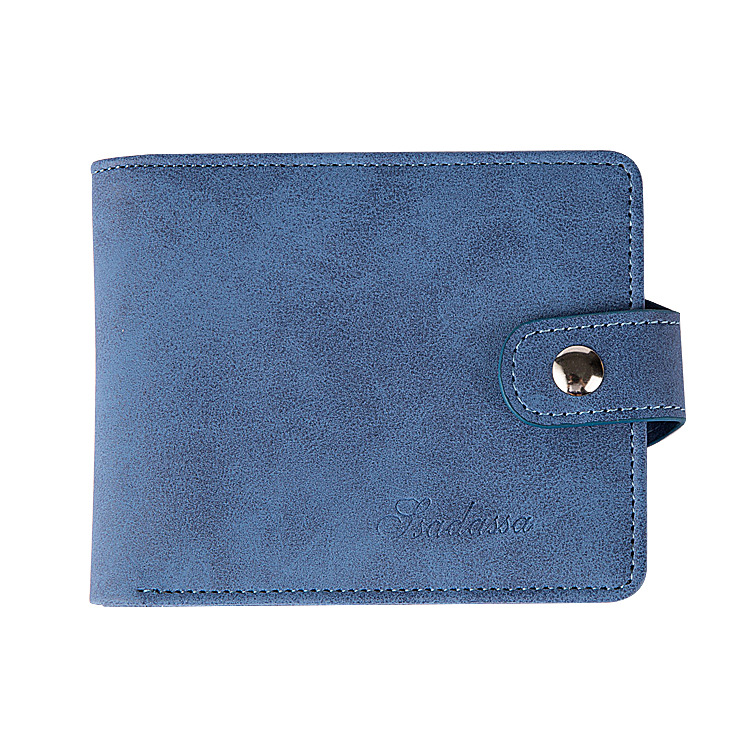 Factory Direct Sales Creative Pu Short ID Card Men&#039;s Wallet Business Card Holder Card Case Business Card Photo Card Package Wholesale