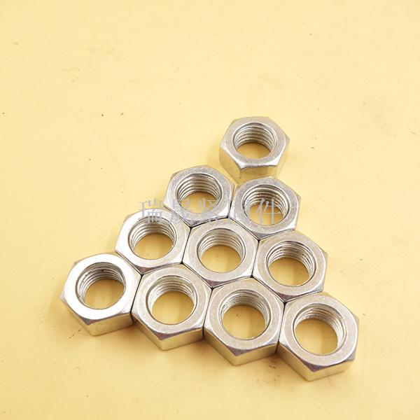 Production of 304 stainless steel hexagon nut screw cap processing custom stainless steel hexagon nut thickened Production of 304 stainless steel hexagon nut screw cap processing custom stainless steel hexagon nut thickened