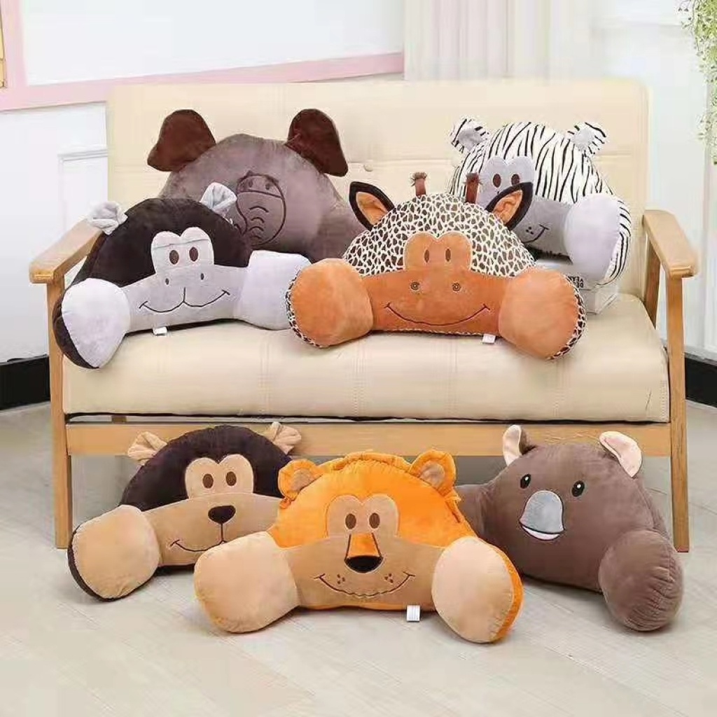 New Style Lumbar Support Pillow Cartoon Animal Cushion Plush Toy Office Lumbar Support Pillow Back Seat Cushion New Style Lumbar Support Pillow Cartoon Animal Cushion Plush Toy Office Lumbar Support Pillow Back Seat Cushion