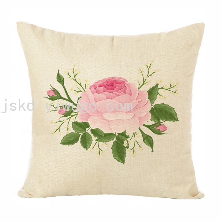 New Plain Linen Printed Pillowcase Sample Room Decoration Pillow Sofa Office Cushion Back Seat Cushion New Plain Linen Printed Pillowcase Sample Room Decoration Pillow Sofa Office Cushion Back Seat Cushion