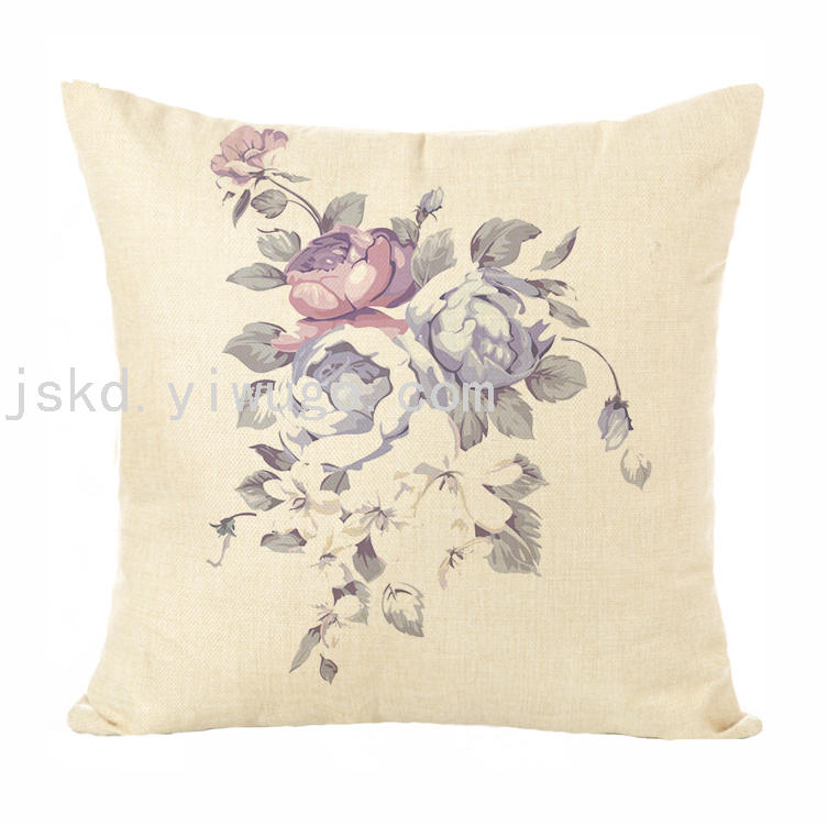 New Plain Linen Printed Pillowcase Sample Room Decoration Pillow Sofa Office Cushion Back Seat Cushion New Plain Linen Printed Pillowcase Sample Room Decoration Pillow Sofa Office Cushion Back Seat Cushion