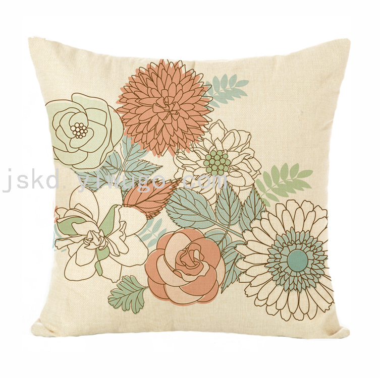 New Plain Linen Printed Pillowcase Sample Room Decoration Pillow Sofa Office Cushion Back Seat Cushion New Plain Linen Printed Pillowcase Sample Room Decoration Pillow Sofa Office Cushion Back Seat Cushion