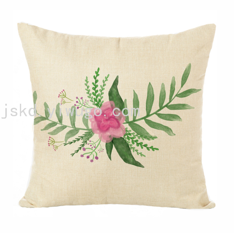New Plain Linen Printed Pillowcase Sample Room Decoration Pillow Sofa Office Cushion Back Seat Cushion New Plain Linen Printed Pillowcase Sample Room Decoration Pillow Sofa Office Cushion Back Seat Cushion