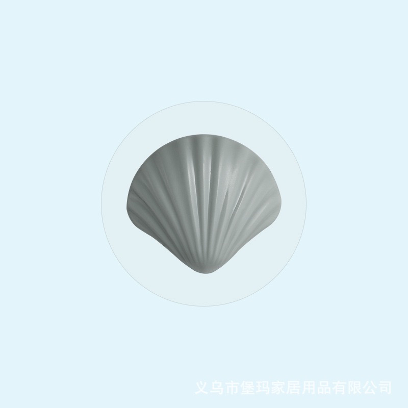 Creative Shell Sticky Hook 10kg Load-Bearing Reusable Punch-Free Traceless Glue Bathroom Strong Waterproof ABS Sticky Hook
