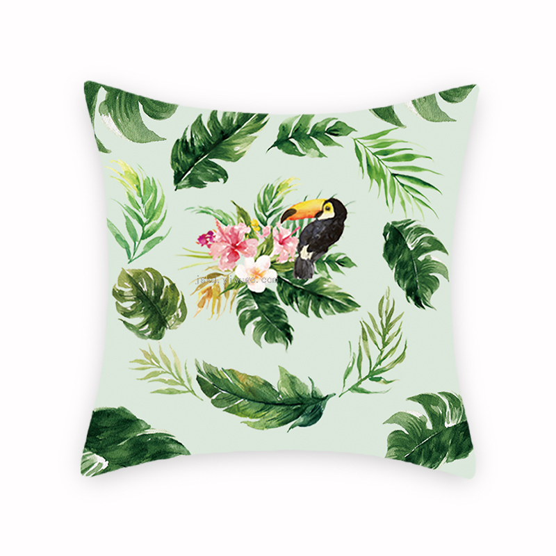 Tropical Plants Kyorochan Series Digital Printing Pillow Foreign Trade New Style Amazon Back Seat Cushion Graphic Tropical Plants Kyorochan Series Digital Printing Pillow Foreign Trade New Style Amazon Back Seat Cushion Graphic