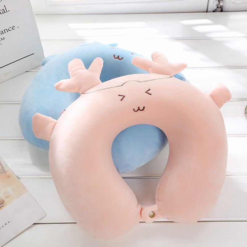Korean Creative Cute Deer Horn Pillow Multi-Functional Traveling Pillow Convenient U-Shape Pillow Car Neck Protection U-Shape Pillow Wholesale Korean Creative Cute Deer Horn Pillow Multi-Functional Traveling Pillow Convenient U-Shape Pillow Car Neck Protection U-Shape Pillow Wholesale