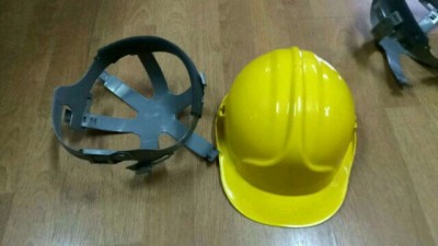 Labor safety protection cap site safety helmet safety cap convex three tendons exported to South America Labor safety protection cap site safety helmet safety cap convex three tendons exported to South America