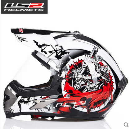 LS2 with a professional lens off the wild helmet motorcycle helmet men and women