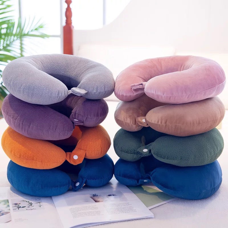 Pp Cotton Neck Pillow Office Travel Neck Support Pillow Fashion Lumbar Support Pillow Factory Direct Sales Custom Logo