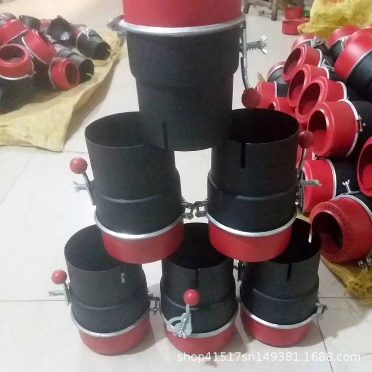 Rubber Bo Two-Color In Black And Red Spiral Flash Hider Forklift Special Pipe End Flame Arrester Car Exhaust Pipe Spark Extinguisher