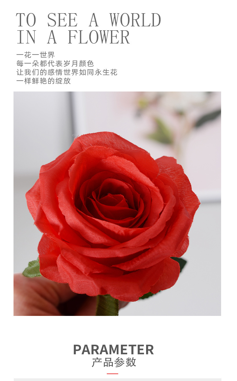 Internet Celebrity Bounce Ball Rose Bouquet Night Market Stall Qixi Festival Valentine 'S Day Short Support Thick Pen Artificial Rose Internet Celebrity Bounce Ball Rose Bouquet Night Market Stall Qixi Festival Valentine 'S Day Short Support Thick Pen Artificial Rose