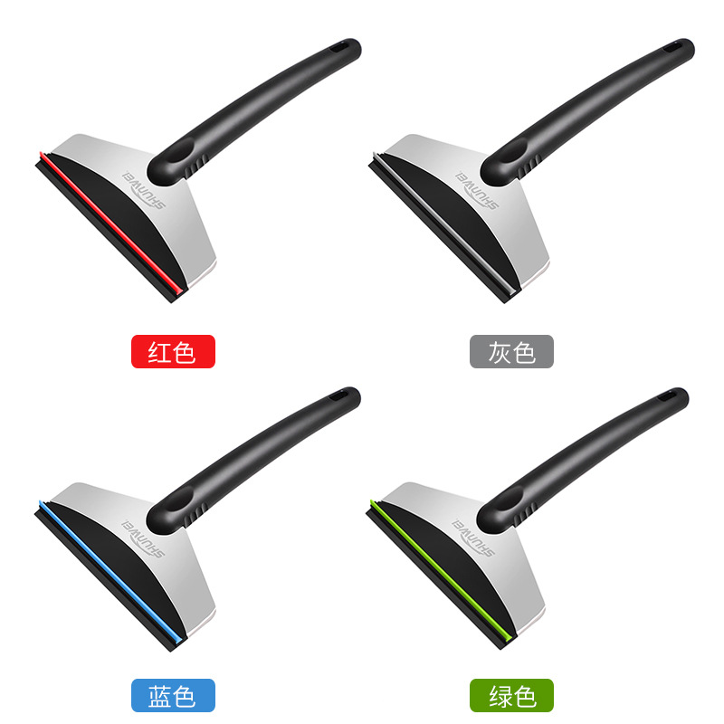 Shunwei Multi-Functional Stainless Steel Ice Snow Shovel Non-Slip Snow Shovel Ice Shovel Wiper Car Products SW-3107