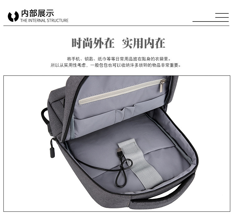 Charging cross-Border USB Computer Backpacks for Business Trips Multifunctional Men's and Women's Business Backpacks And Packs Support Custom L Charging cross-Border USB Computer Backpacks for Business Trips Multifunctional Men's and Women's Business Backpacks And Packs Support Custom L