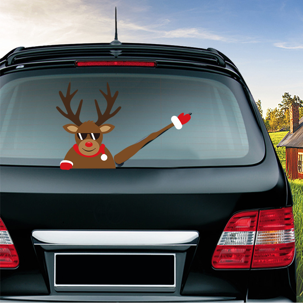 Santa Claus Wiper Sticker Santa Claus Sticker Windshield Wiper for Car Sticker Christmas Wiper Sticker Santa Claus Wiper Sticker Santa Claus Sticker Windshield Wiper for Car Sticker Christmas Wiper Sticker
