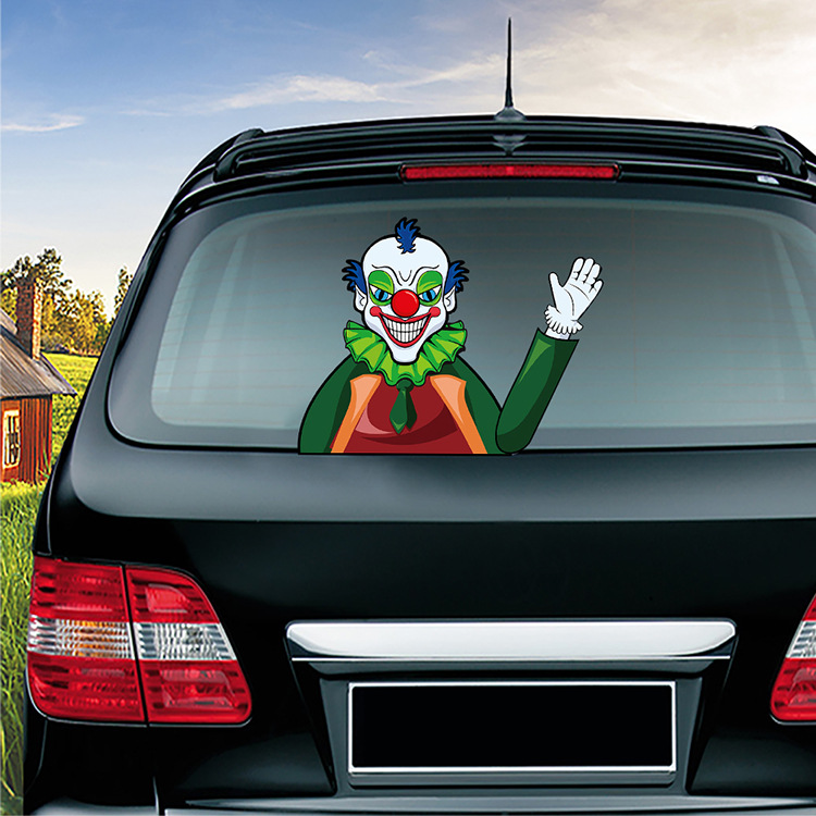 Foreign Trade Popular Halloween Wiper Stickers Removable Car Rear Window Wiper Stickers Car Bumper Stickers Decoration Foreign Trade Popular Halloween Wiper Stickers Removable Car Rear Window Wiper Stickers Car Bumper Stickers Decoration