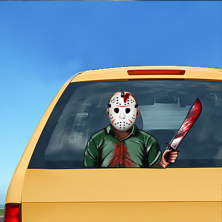 Foreign Trade Popular Halloween Wiper Stickers Removable Car Rear Window Wiper Stickers Car Bumper Stickers Decoration Foreign Trade Popular Halloween Wiper Stickers Removable Car Rear Window Wiper Stickers Car Bumper Stickers Decoration