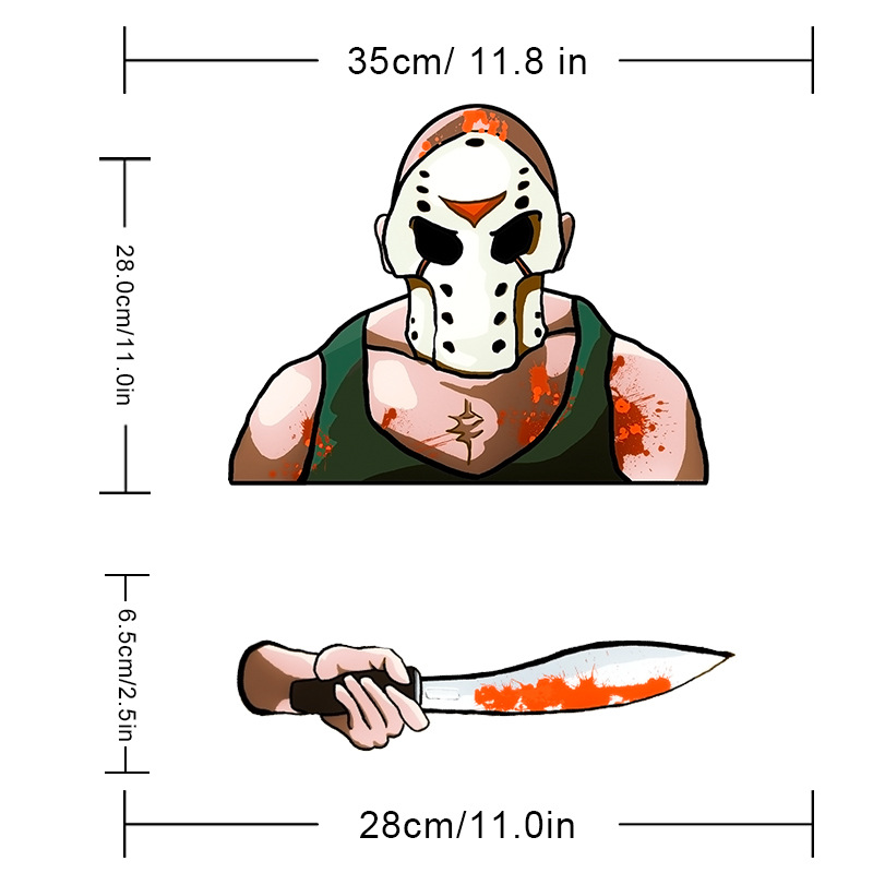 Foreign Trade Popular Halloween Wiper Stickers Removable Car Rear Window Wiper Stickers Car Bumper Stickers Decoration Foreign Trade Popular Halloween Wiper Stickers Removable Car Rear Window Wiper Stickers Car Bumper Stickers Decoration