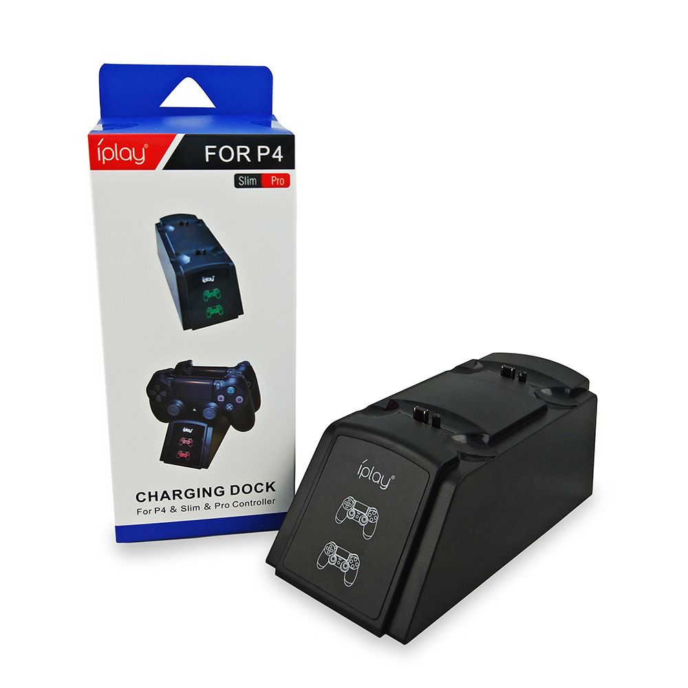 PS4 Wireless Controller, Two Seat Charger with LED Display Light, PS4 Game Controller, Double Charging Electrical Terminal Interface PS4 Wireless Controller, Two Seat Charger with LED Display Light, PS4 Game Controller, Double Charging Electrical Terminal Interface