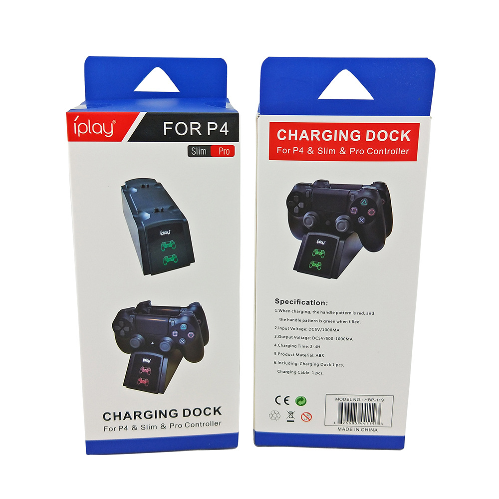 PS4 Wireless Controller, Two Seat Charger with LED Display Light, PS4 Game Controller, Double Charging Electrical Terminal Interface PS4 Wireless Controller, Two Seat Charger with LED Display Light, PS4 Game Controller, Double Charging Electrical Terminal Interface