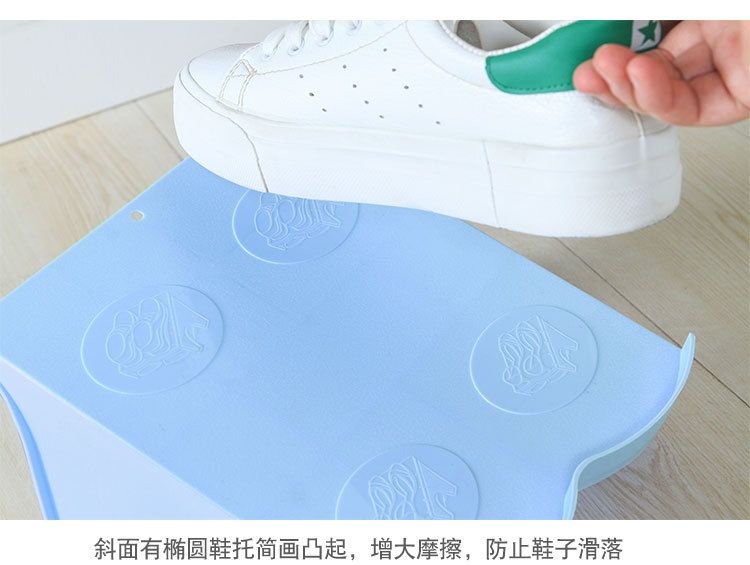 (Factory Direct Sales) Simple Shoe Rack Double Layer Shoe Support Shoe Rack Slippers Organizing Rack Plastic Shoes Storage Rack (Factory Direct Sales) Simple Shoe Rack Double Layer Shoe Support Shoe Rack Slippers Organizing Rack Plastic Shoes Storage Rack