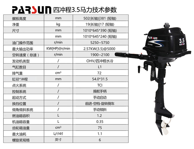 Parsun Baisheng Outboard Motor Two Or Four Stroke Flashlight Start Outboard Engine General Agent Manufacturer Motor Parsun Baisheng Outboard Motor Two Or Four Stroke Flashlight Start Outboard Engine General Agent Manufacturer Motor