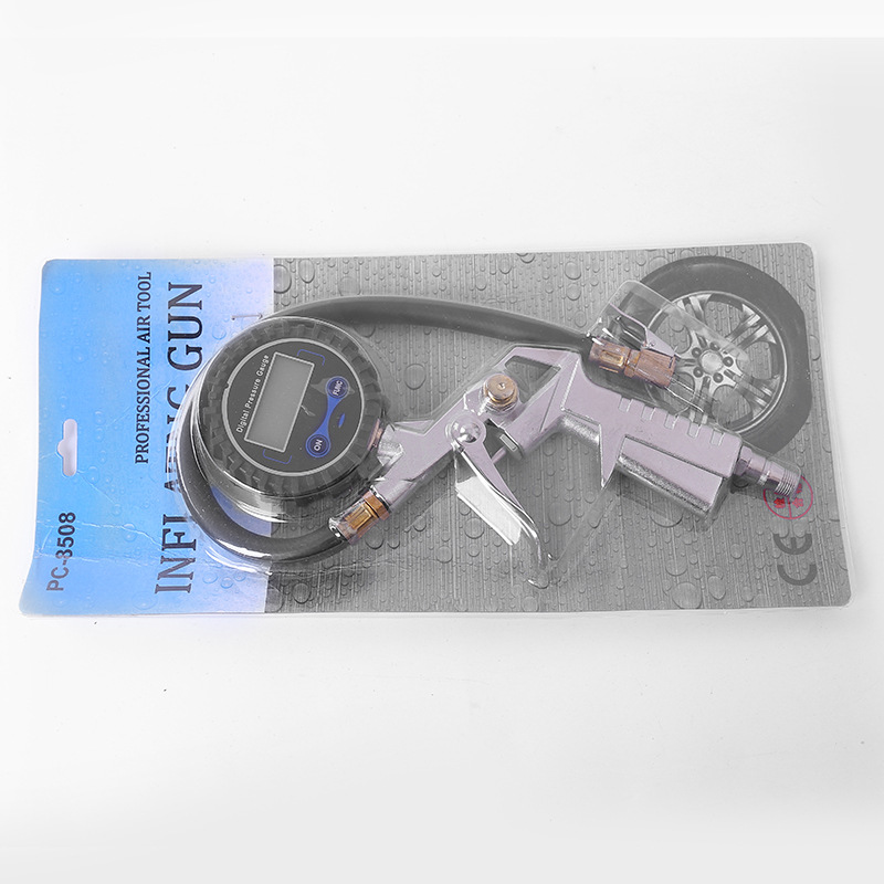 8508 Inflatable Gun Tire Pressure Gun Tire Pressure Gauge Multifunctional Tire Pressure Gauge of Automobile Tire Tire Pressure Calibration 8508 Inflatable Gun Tire Pressure Gun Tire Pressure Gauge Multifunctional Tire Pressure Gauge of Automobile Tire Tire Pressure Calibration