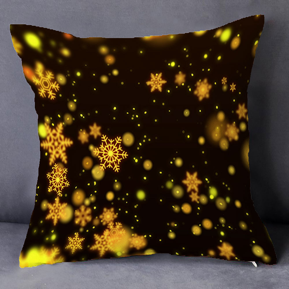 3D Digital Printing Christmas Snowflake Series Pillow Support Cross-Border E-Commerce Custom Brushed Fabric Pillowcase 3D Digital Printing Christmas Snowflake Series Pillow Support Cross-Border E-Commerce Custom Brushed Fabric Pillowcase
