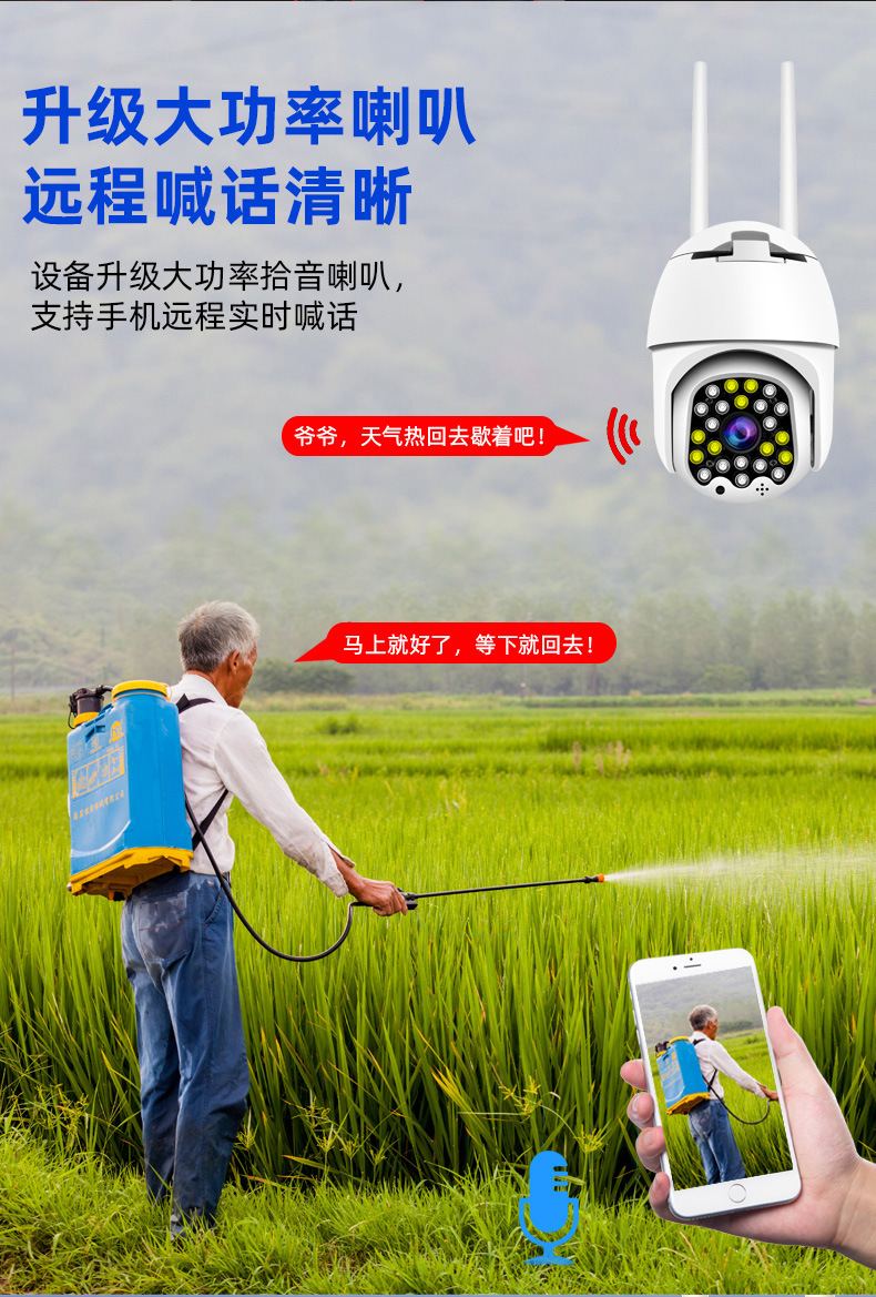 Ycc365 360 Degrees Wireless Outdoor Waterproof Ball Machine Camera Security Network WiFi HD Monitor Home Ycc365 360 Degrees Wireless Outdoor Waterproof Ball Machine Camera Security Network WiFi HD Monitor Home