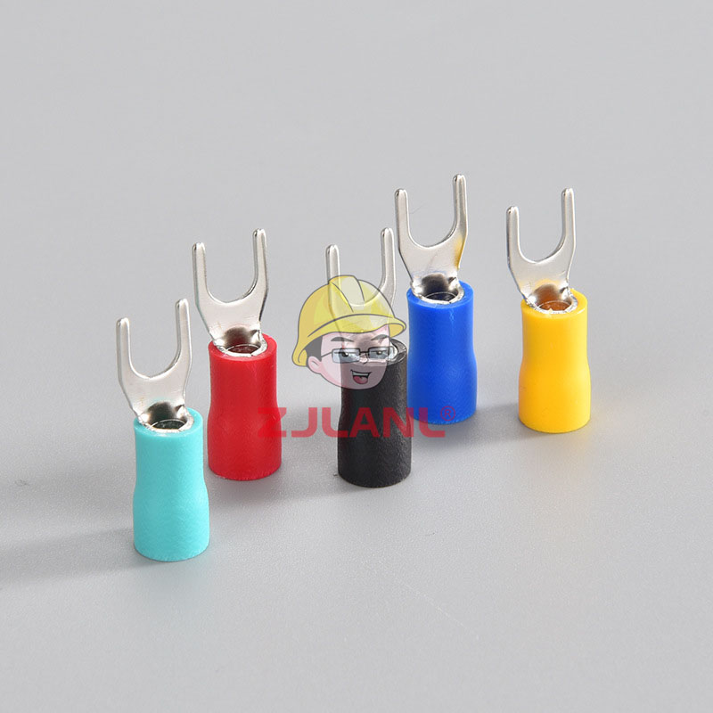 Pre-Insulation End Socket Y-Type Cold Compression Terminal U-Shaped Pre-Insulated Terminal Cold-Pressure Connection Terminal Pre-Insulation End Socket Y-Type Cold Compression Terminal U-Shaped Pre-Insulated Terminal Cold-Pressure Connection Terminal