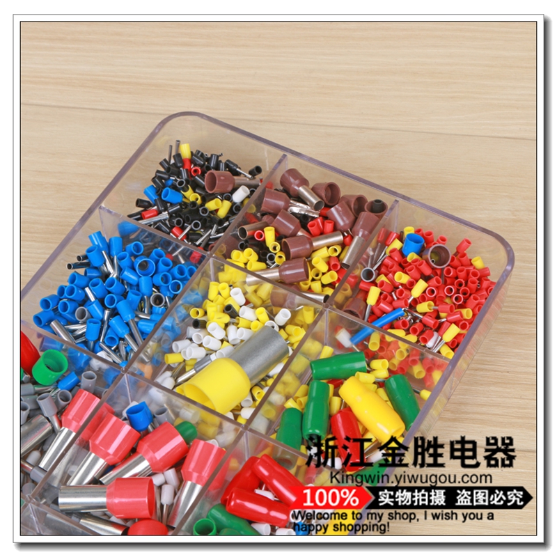 Factory Direct Sales Cold Compression Wiring Terminal Tubular Needle-Shaped Pre-Insulated Terminal