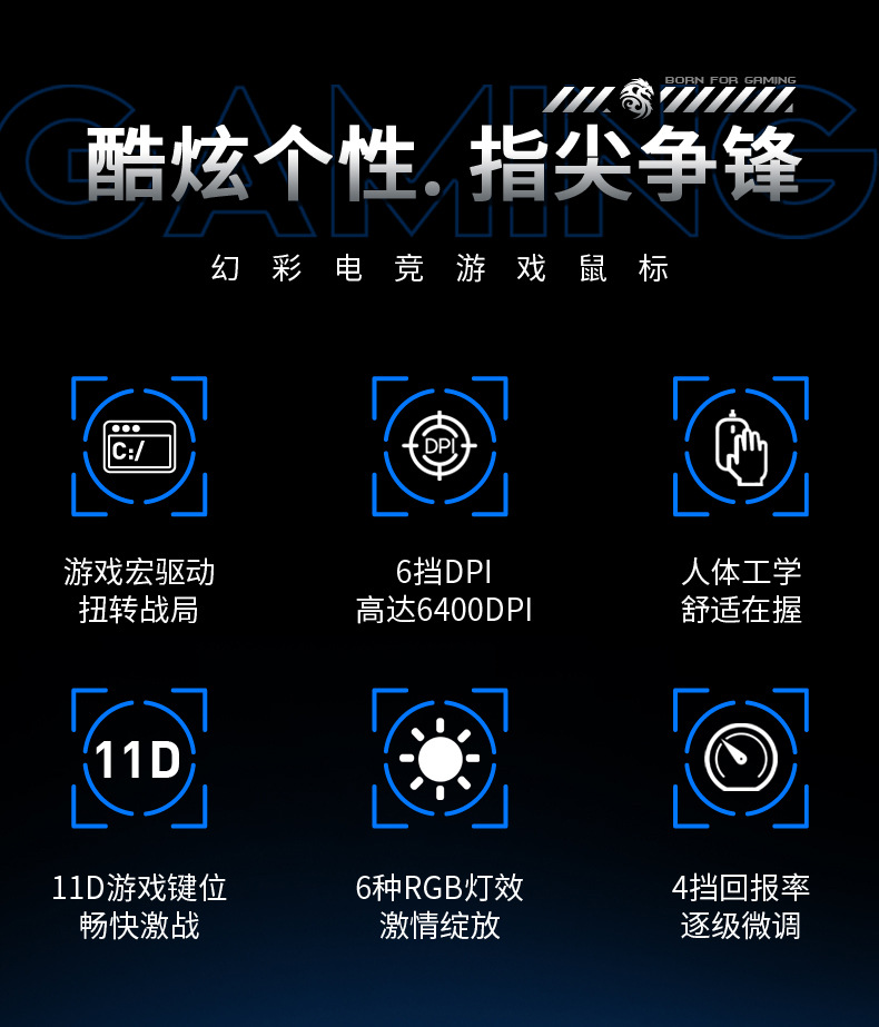 Ghost Ghost Claw 11D Drive-Free Pressure Gun Gaming Mouse for PlayerUnknown's Battlegrounds Hardware Pressure Gun Macro Programming Terminal Game/Mobile Game E-Sports Mouse Ghost Ghost Claw 11D Drive-Free Pressure Gun Gaming Mouse for PlayerUnknown's Battlegrounds Hardware Pressure Gun Macro Programming Terminal Game/Mobile Game E-Sports Mouse