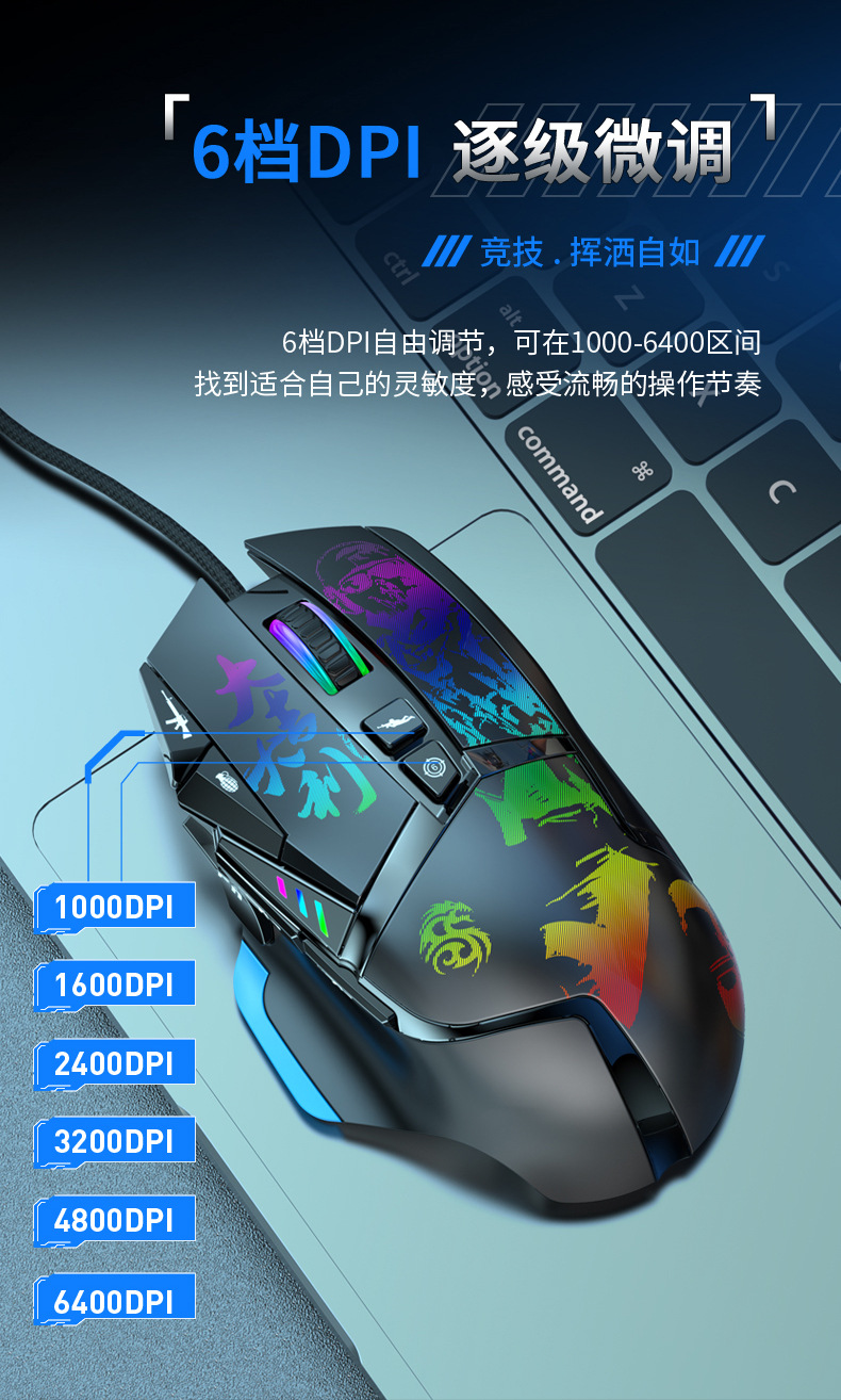 Ghost Ghost Claw 11D Drive-Free Pressure Gun Gaming Mouse for PlayerUnknown's Battlegrounds Hardware Pressure Gun Macro Programming Terminal Game/Mobile Game E-Sports Mouse Ghost Ghost Claw 11D Drive-Free Pressure Gun Gaming Mouse for PlayerUnknown's Battlegrounds Hardware Pressure Gun Macro Programming Terminal Game/Mobile Game E-Sports Mouse