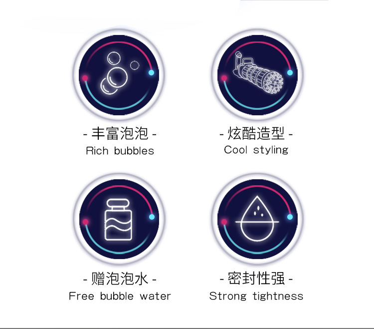 Best-Seller on Douyin Internet Celebrity 22 Hole Crystal Electric Gatling Bubble Gun Bubble Machine Toys Outdoor Night Market Stall Best-Seller on Douyin Internet Celebrity 22 Hole Crystal Electric Gatling Bubble Gun Bubble Machine Toys Outdoor Night Market Stall