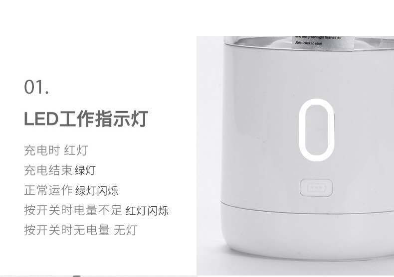 Multifunctional Household High-Power Juicer Cooking Machine Rechargeable Mini Outdoor Portable Electric Juicer Cup