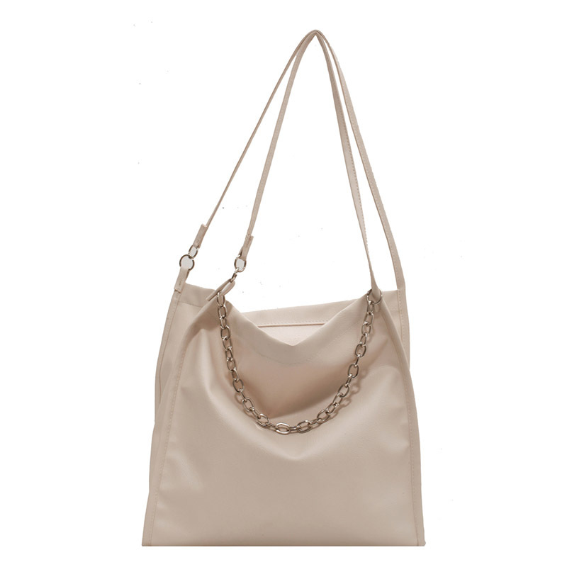 Simple Large Capacity Large Bags Women&#039;s 2021 New Fashion Shoulder Bag Internet Celebrity Leisure Commute Canvas Support