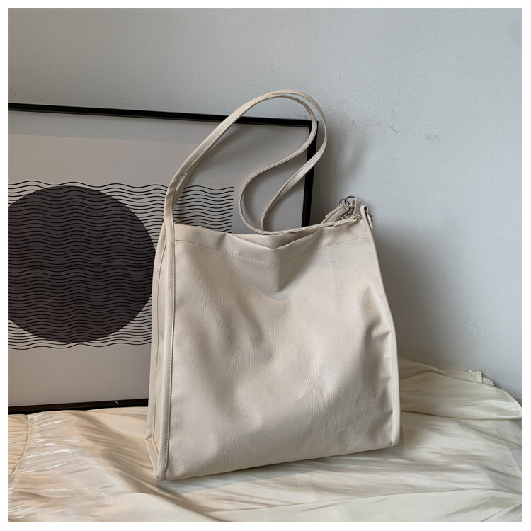 Simple Large Capacity Large Bags Women's 2021 New Fashion Shoulder Bag Internet Celebrity Leisure Commute Canvas Support Simple Large Capacity Large Bags Women's 2021 New Fashion Shoulder Bag Internet Celebrity Leisure Commute Canvas Support
